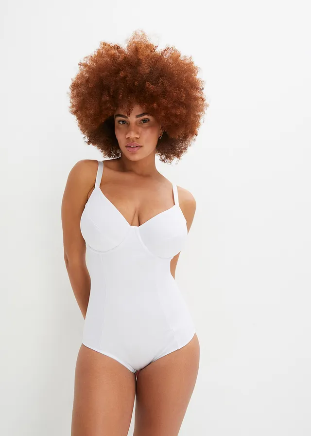 Corrigerende body, medium corrigerend, Kleur: wit