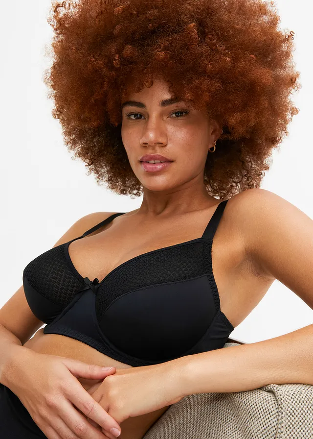 Minimizer bh met mesh • zwart • bonprix online shop