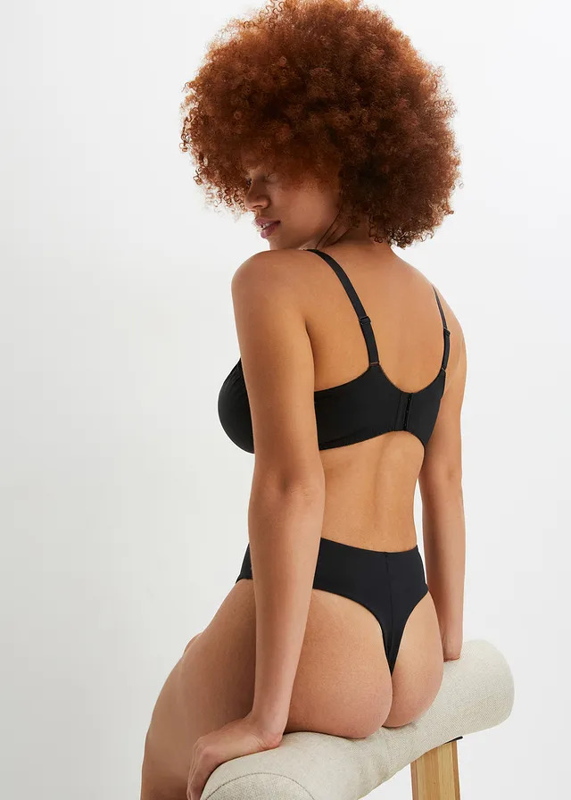 Soutien-gorge minimiseur à bretelles rembourrées • noir/beige craie • product-page.page-title-suffix