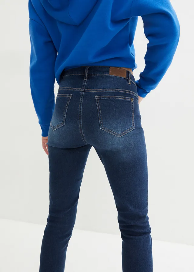 Jean ultra-doux slim, 7/8 • bleu foncé used • product-page.page-title-suffix