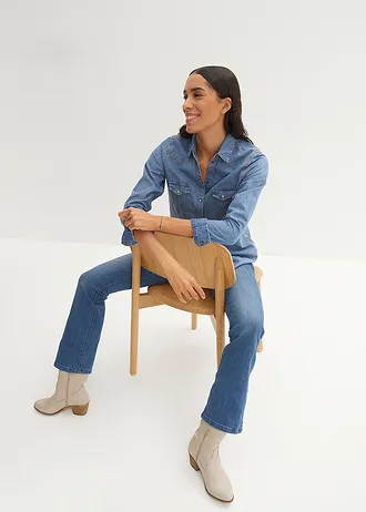 Džínová košile • světle modrá • bonprix obchod