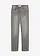 Straight jeans mid waist, stretch, Kleur: grijs used