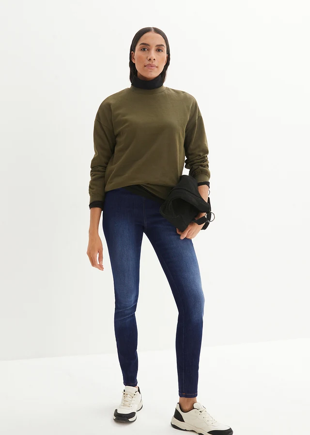 Comfort stretch jegging • donkerblauw denim used • product-page.page-title-suffix