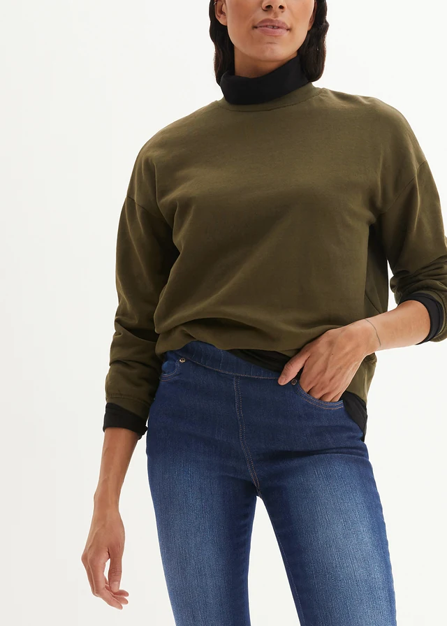 Comfort stretch jegging • donkerblauw denim used • product-page.page-title-suffix