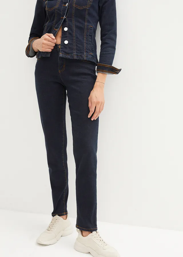 Jean Mom taille mi-haute, long • bleu foncé • product-page.page-title-suffix