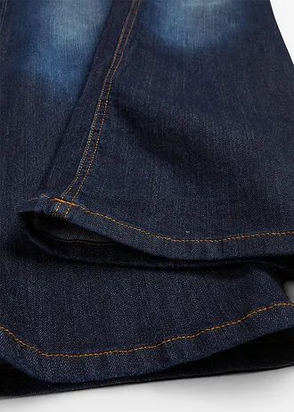 Jeansy  ze stretchem o kroju bootcut, mid waist • granatowy used • sklep bonprix