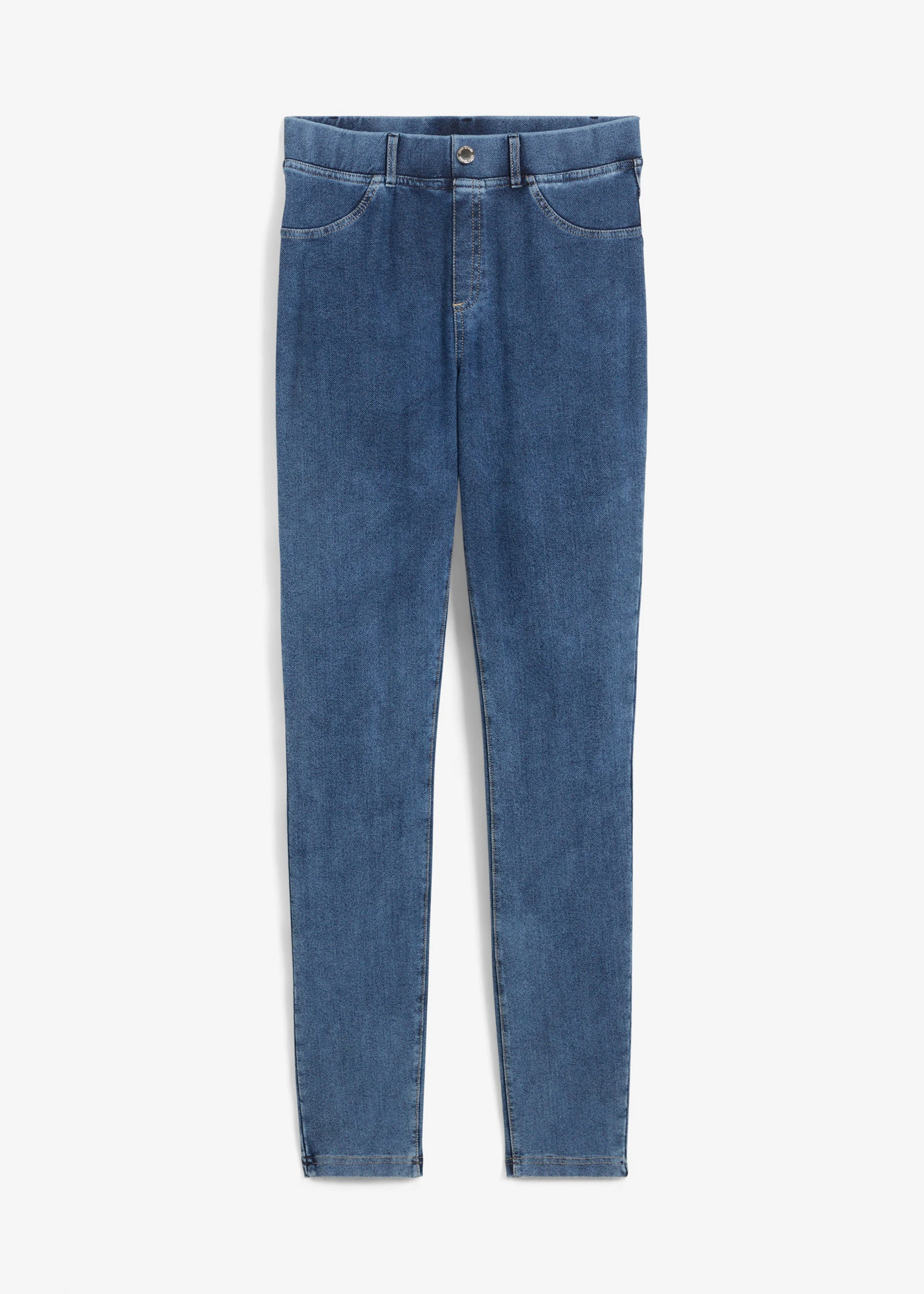 Legginsy w optyce denimu • niebieski • sklep bonprix