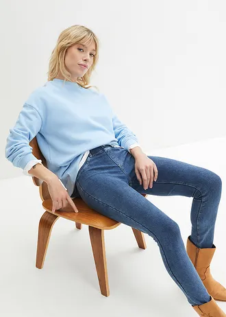 Legginsy w optyce denimu • niebieski • sklep bonprix