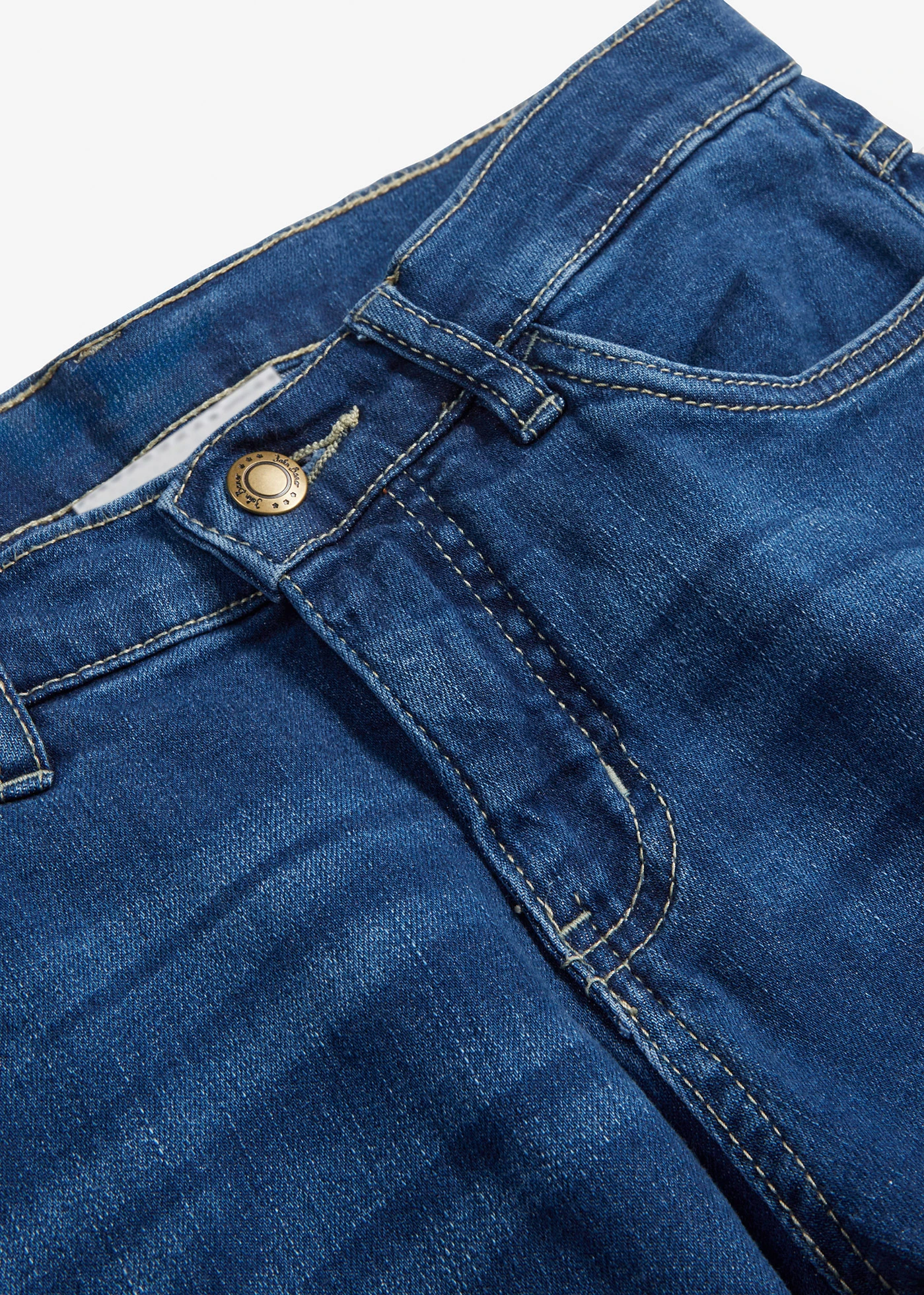 7/8 džíny, pohodlný streč • modrá used • bonprix obchod