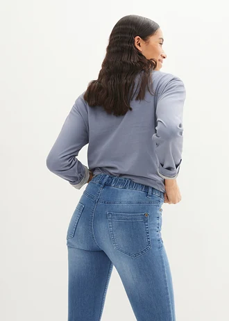 Jegíny, Mid Waist • modrá used • bonprix obchod