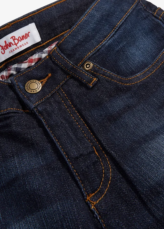 Skinny stretch jeans mid waist • donkerblauw used • product-page.page-title-suffix