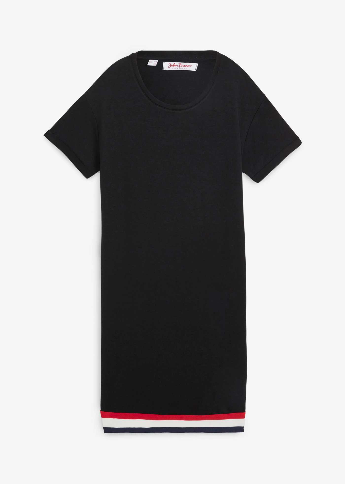 Dzsörzé ruha puha viszkóz keverékből • fekete • bonprix áruház