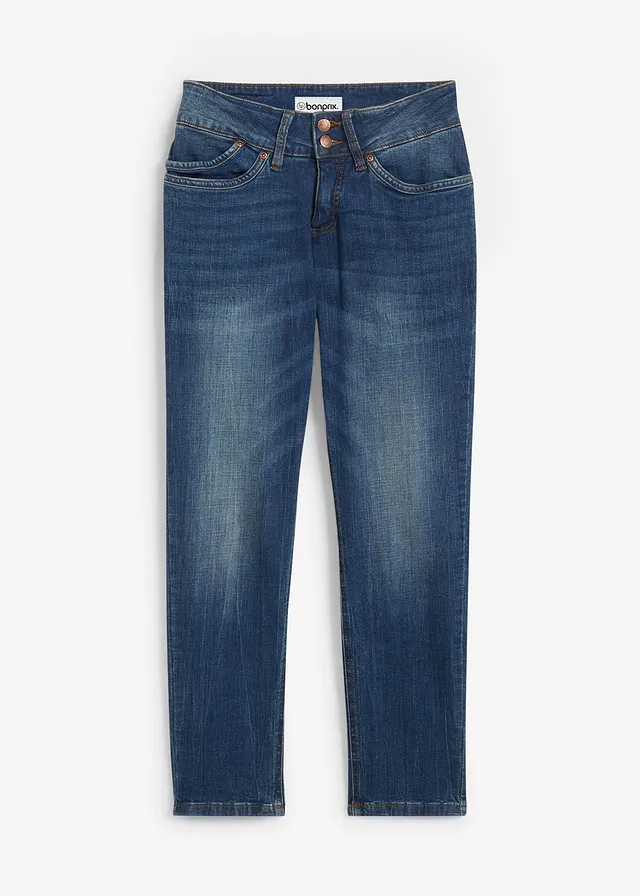 Jean mom taille mi-haute
