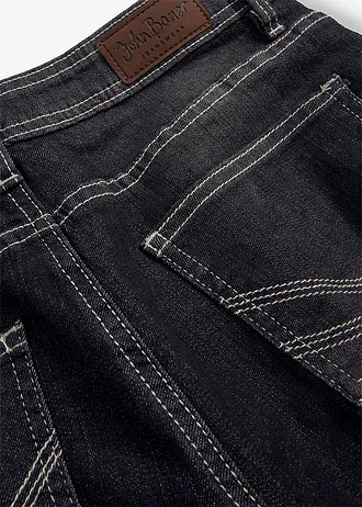 Capri jeans (set van 2) • lichtgrijs+zwart denim used • bonprix online shop