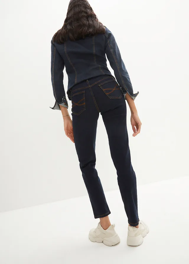 Jean Mom taille mi-haute, long • bleu foncé • product-page.page-title-suffix
