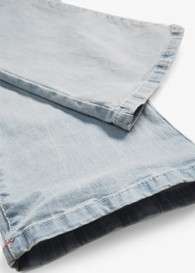Bootcut stretch jeans, mid waist • lichtblauw denm used • product-page.page-title-suffix