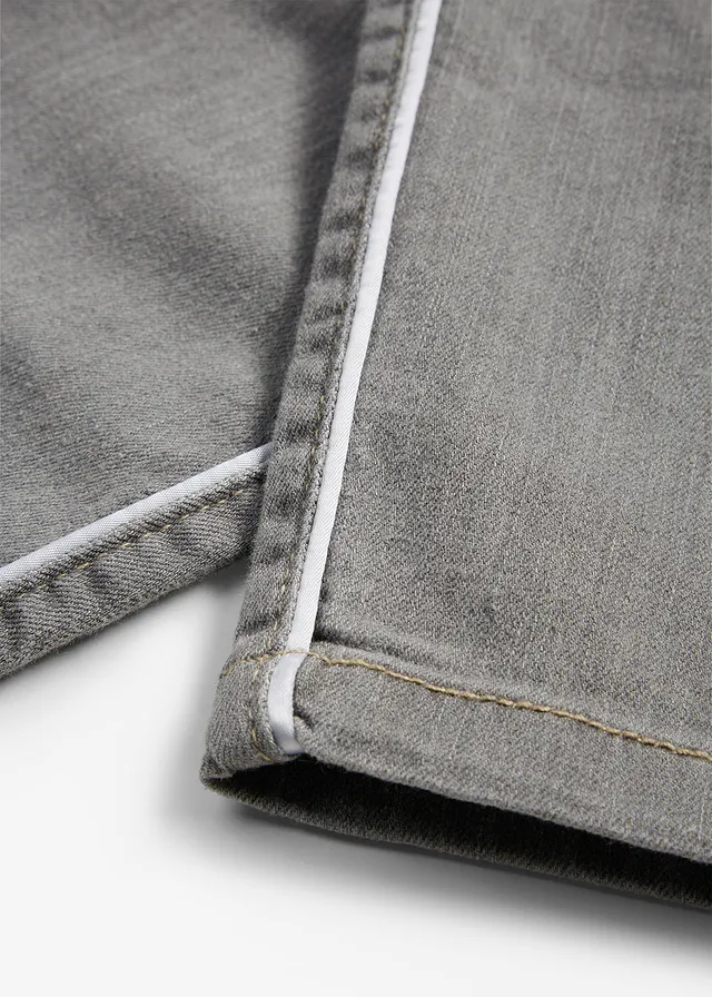 7/8 skinny stretchjeans, high waist • light grey denim • product-page.page-title-suffix