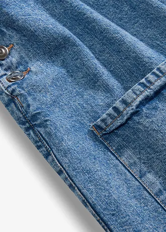 Džínové šaty s laclem • modrý denim washed • bonprix obchod