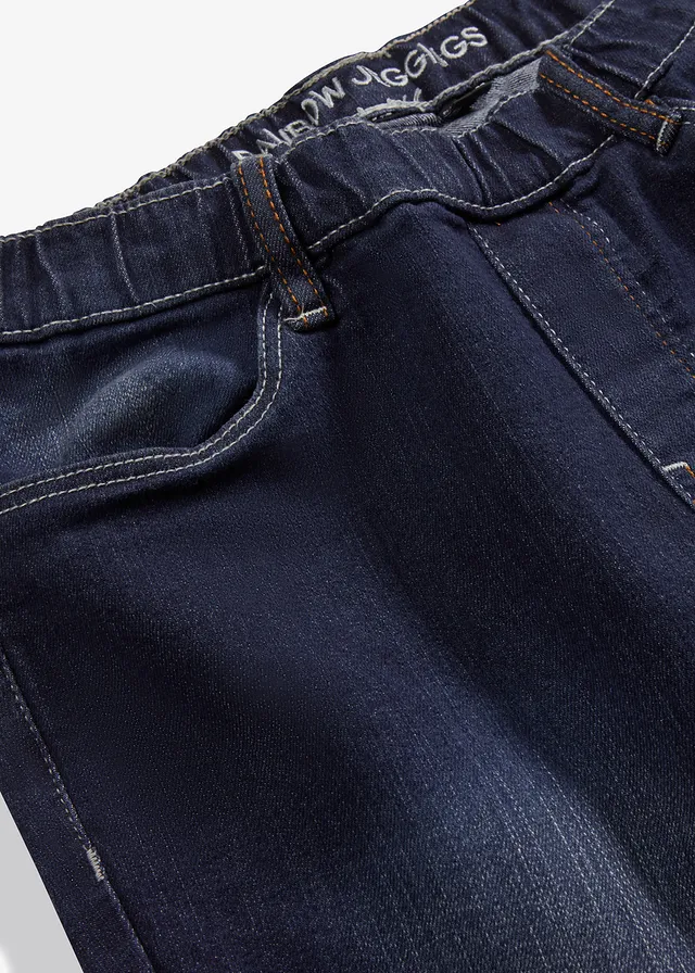 Jegging skinny taille mi-haute et élastiquée • denim bleu nuit • product-page.page-title-suffix