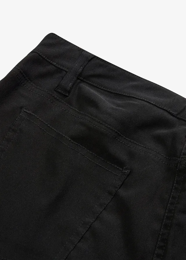 Stretch broek, bootcut • zwart • product-page.page-title-suffix