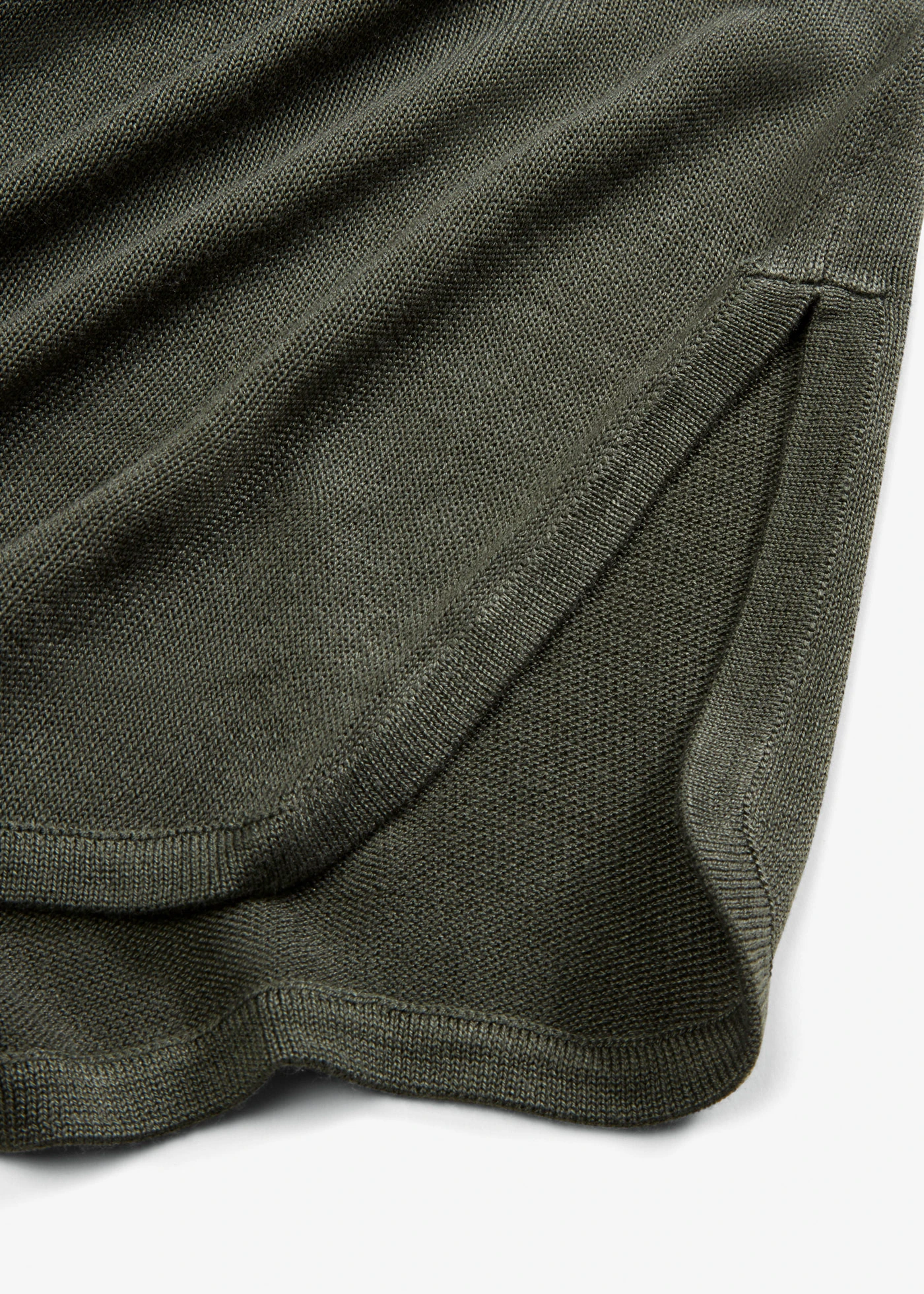 Sweter z cienkiej dzianiny z rękawami 3/4 • zielony eukaliptusowy • sklep bonprix