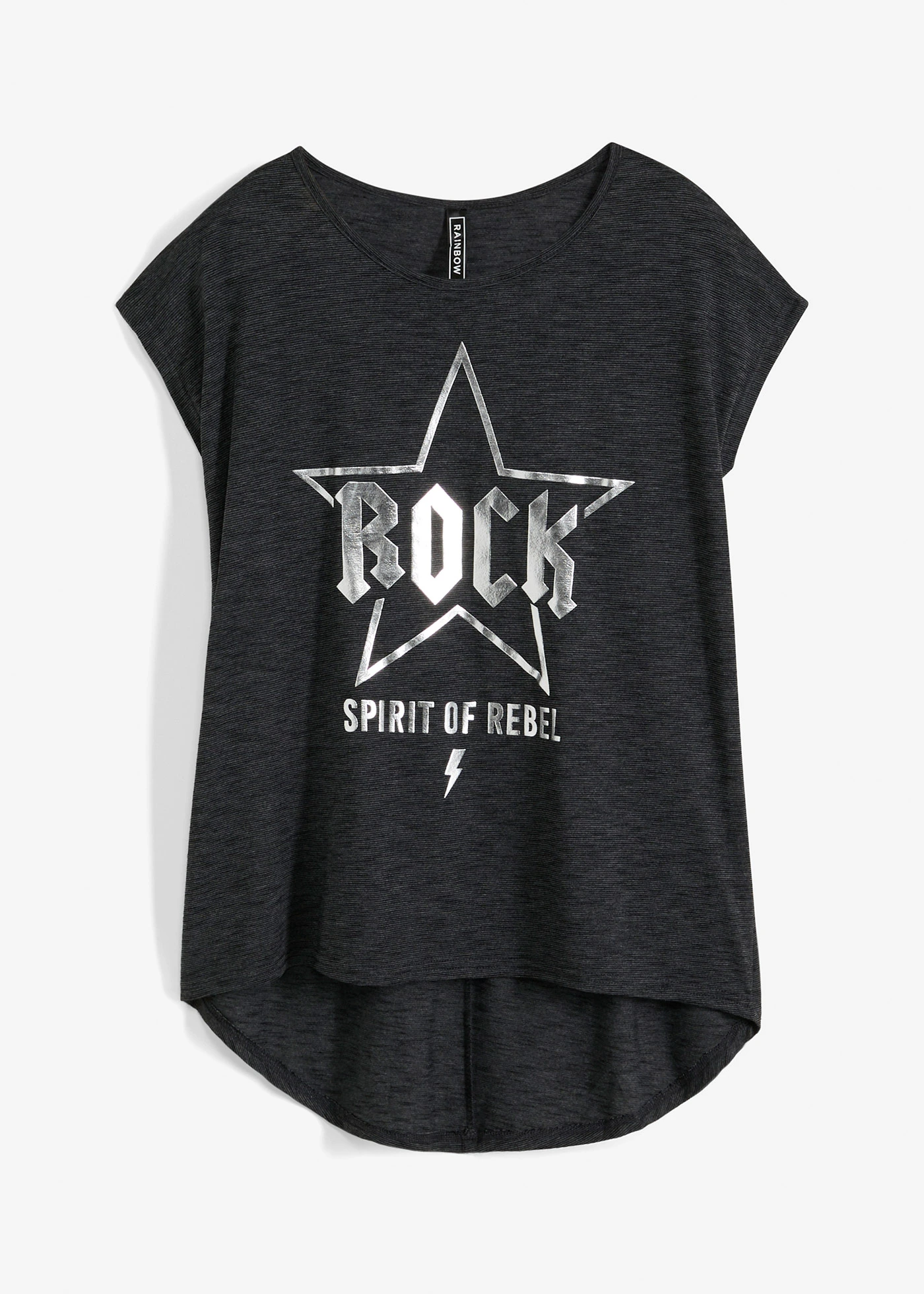 Dlouhé tričko z měkké viskózové směsi • černá • bonprix obchod