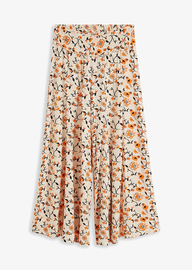 Pantaloni palazzo din viscoză fluidă