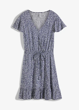 Robe courte en viscose