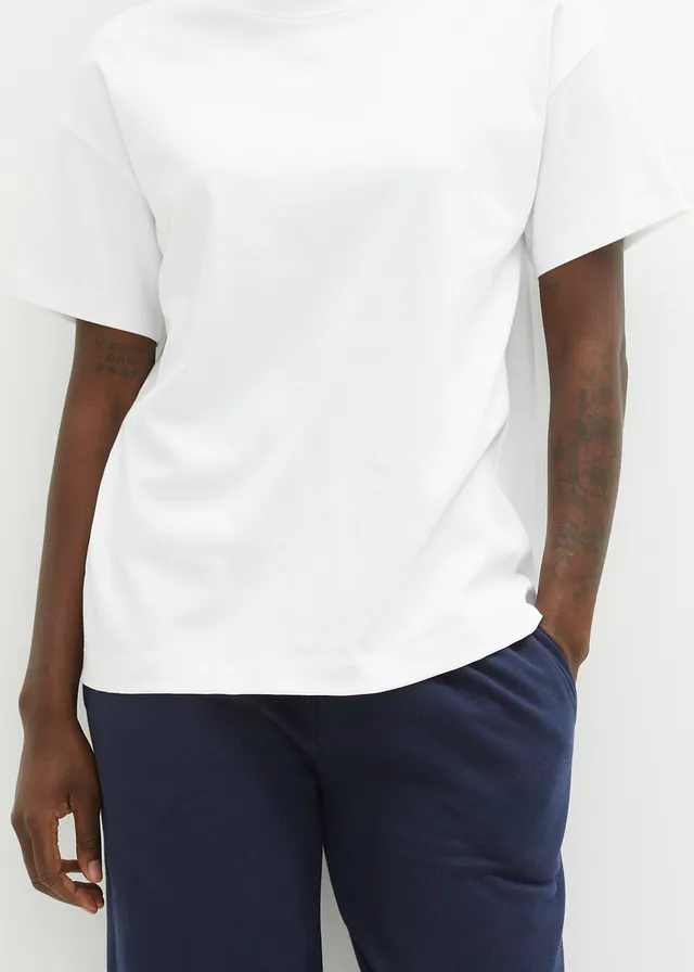 T-shirt oversize en coton épais • blanc • product-page.page-title-suffix