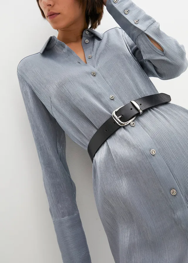 Ceinture en cuir, Couleur: noir