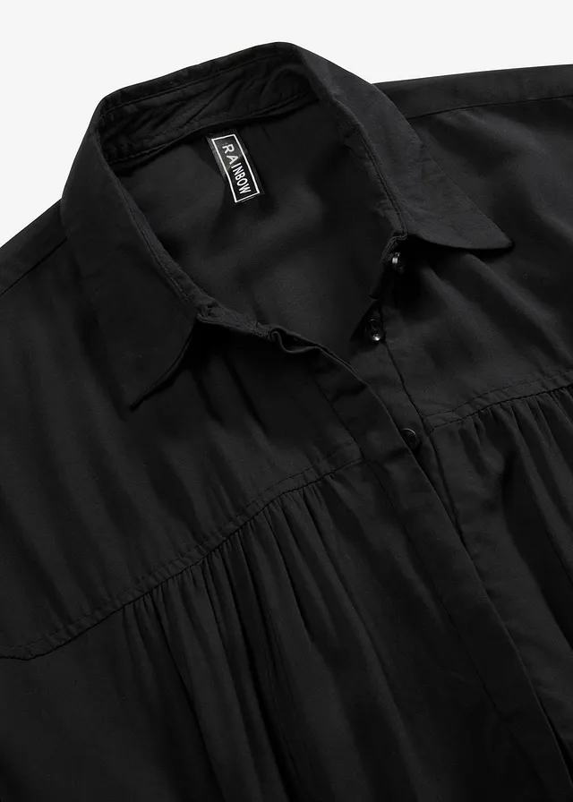 Blouse manches courtes oversized • noir • product-page.page-title-suffix