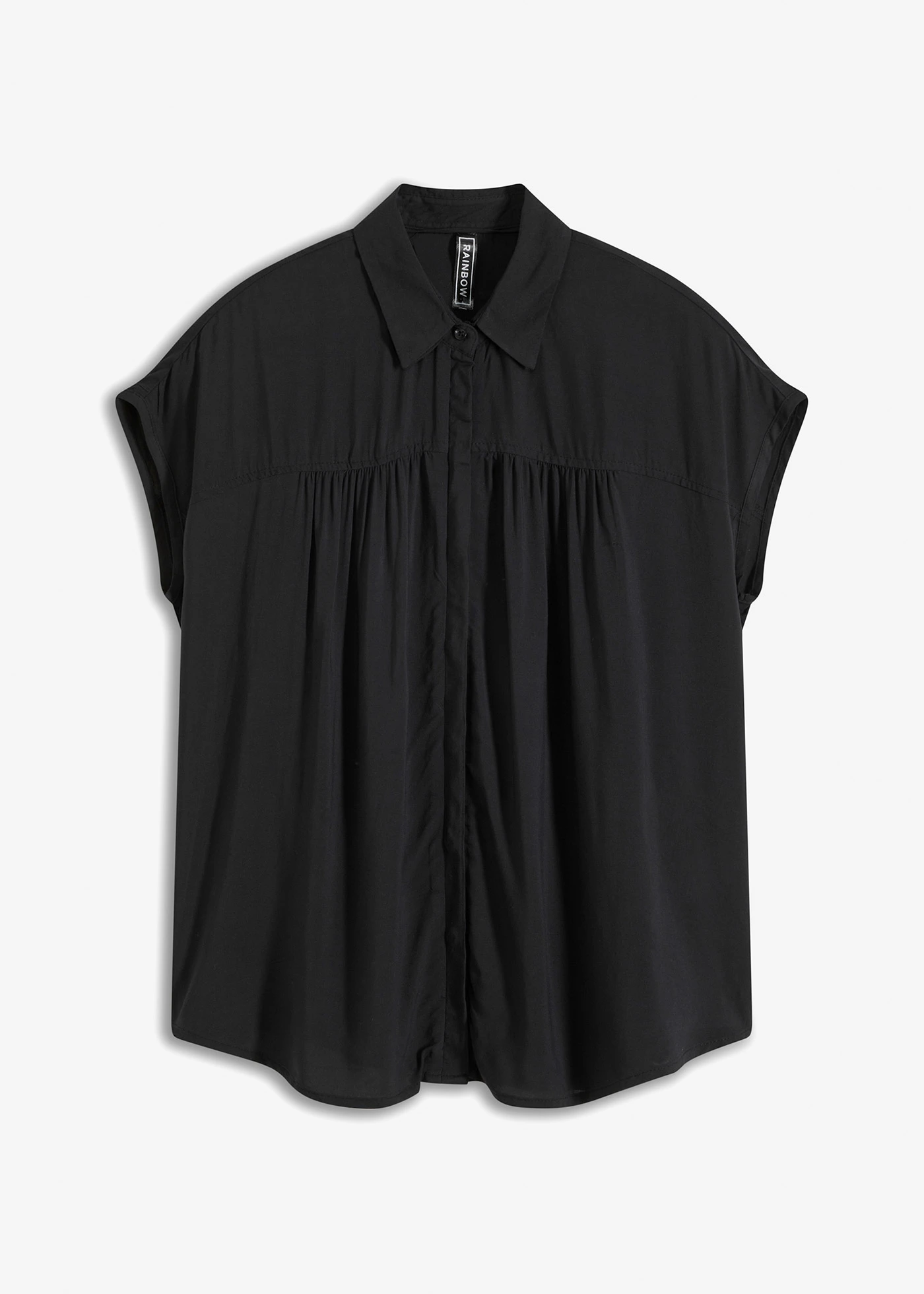 Oversized halenkový top • černá • bonprix obchod
