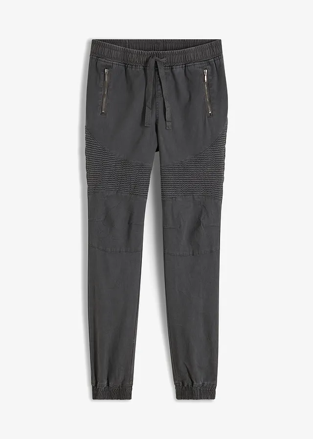 Pantaloni cu detalii biker