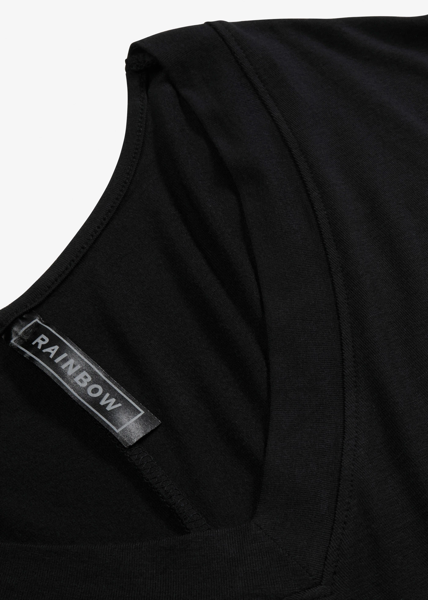 Shirt in een mix van viscose en elastan • zwart • bonprix online shop