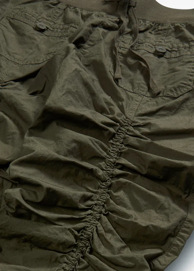 Comfortabele 3/4 broek van puur katoen • olijfgroen • product-page.page-title-suffix