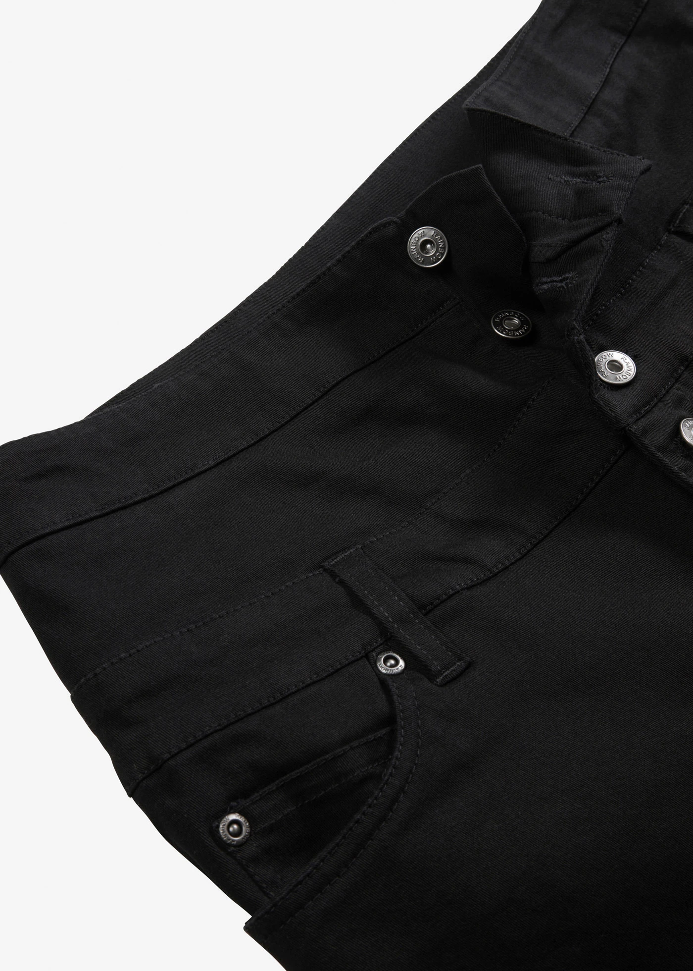 Strečové keprové kalhoty • černá • bonprix obchod