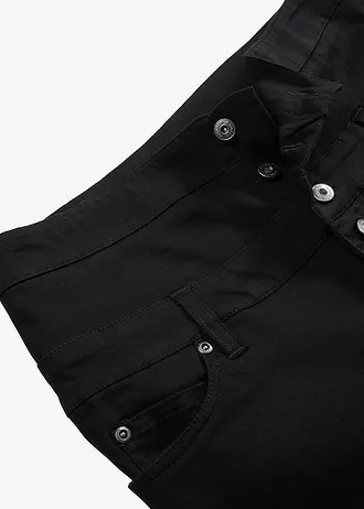 Strečové keprové kalhoty • černá • bonprix obchod