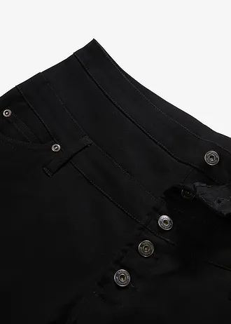 Bermudy z elastické bavlněné směsi • černá • bonprix obchod