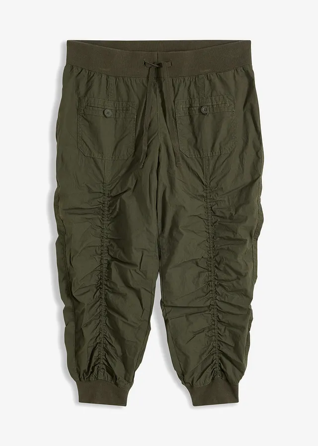 Pantaloni 3/4 din bumbac 100%