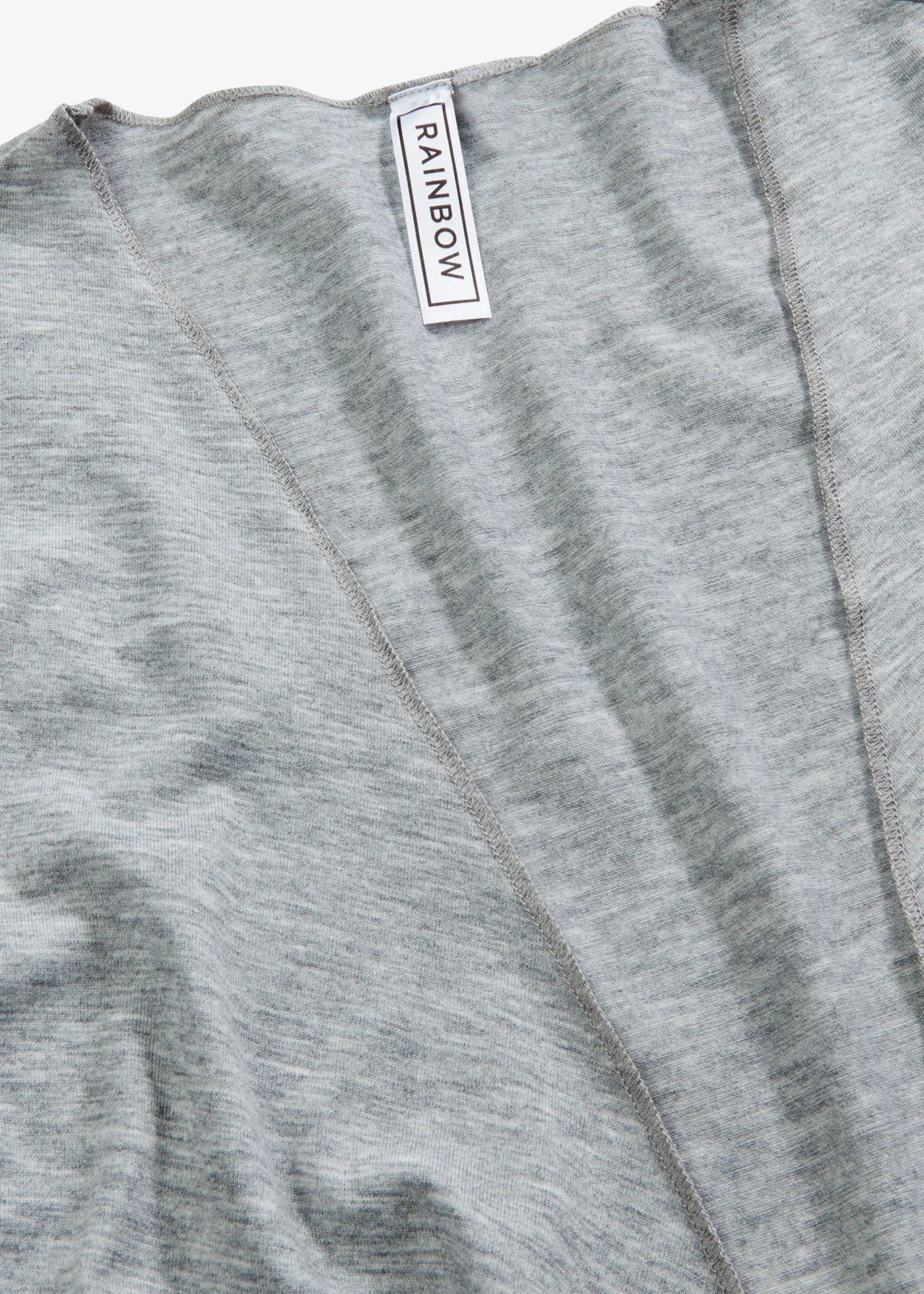 Gilet fluide en viscose mélangée • gris clair chiné • Boutique bonprix