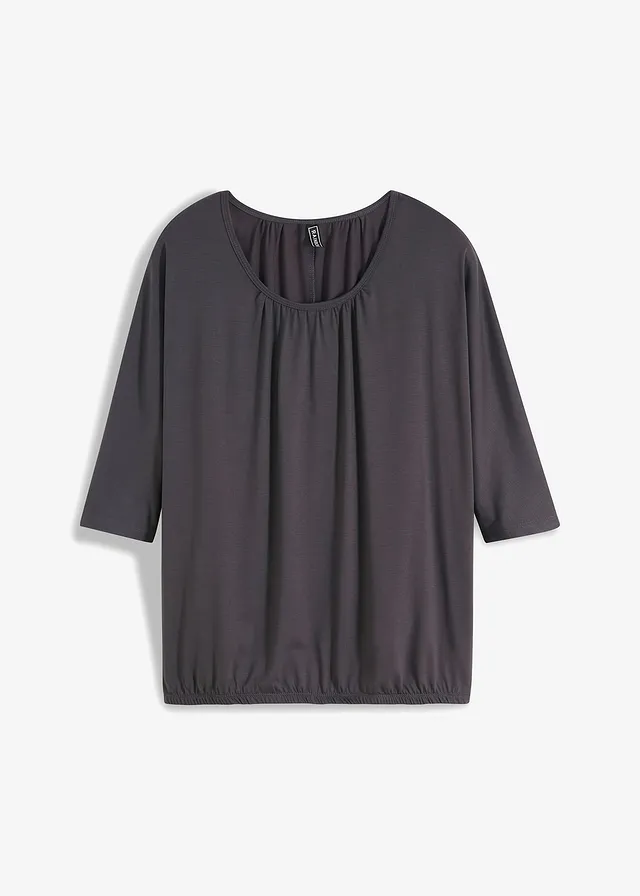 T-shirt oversize en viscose mélangée