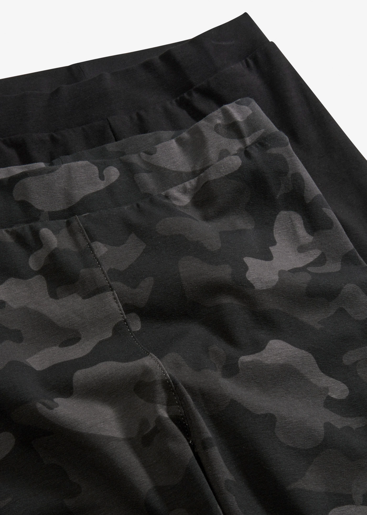 Colanți (set/2 buc.) • negru camuflaj + negru • magazin bonprix