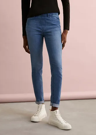 Jegíny, Mid Waist • modrá used • bonprix obchod