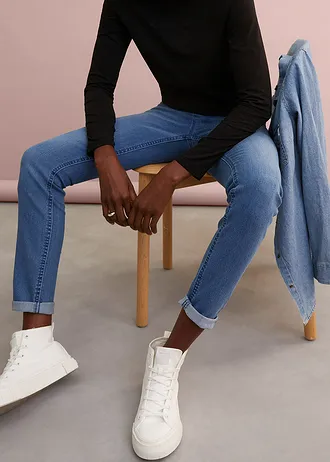 Jegíny, Mid Waist • modrá used • bonprix obchod