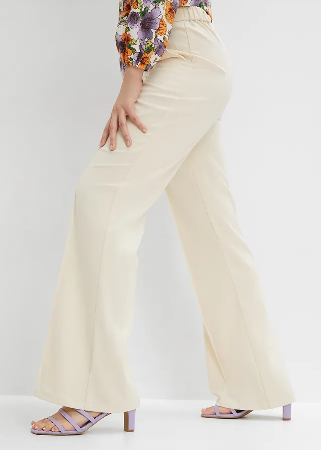 Pantalon de tailleur, jambe évasée • gris galet • product-page.page-title-suffix
