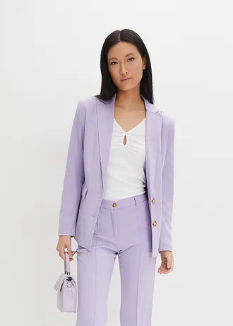 Pantalon de tailleur, jambe évasée • lavande • Boutique bonprix