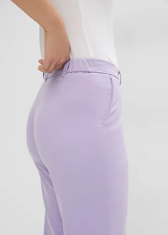 Pantalon de tailleur, jambe évasée • lavande • Boutique bonprix