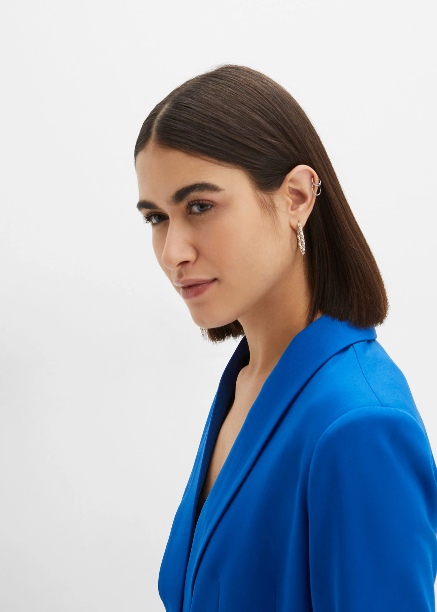 Blazer met ceintuur • arctisch blauw • bonprix online shop