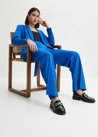 Blazer met ceintuur • arctisch blauw • bonprix online shop