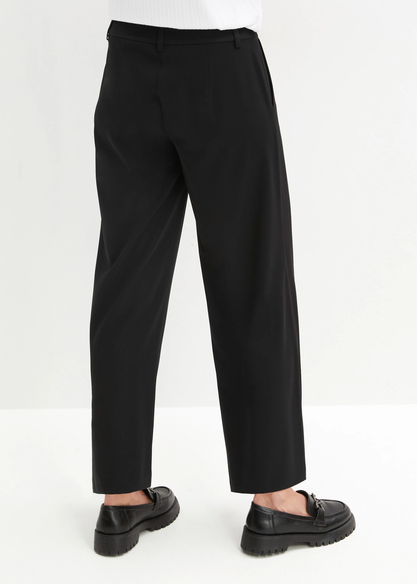 Pantalon palazzo avec polyester recyclé • noir • Boutique bonprix